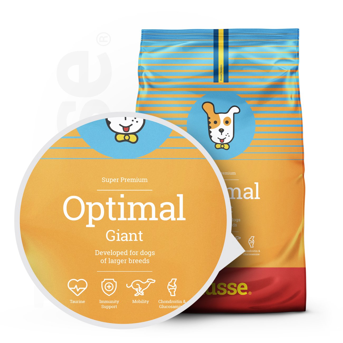 OPTIMAL GIANT | Hrană uscată completă Super Premium care susține nevoile nutriționale ale câinilor de talie mare