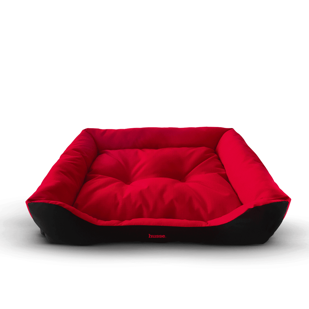 PAUS RED EDITION | Pat dreptunghiular confortabil pentru animalele de companie de talie medie
