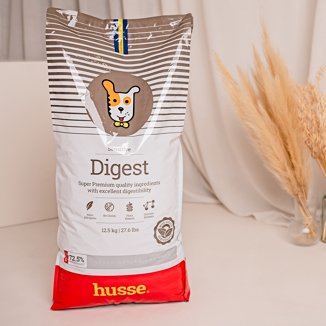 DIGEST SENSITIVE | Hrană uscată completă Super Premium, fără gluten, pentru câini cu sensibilități digestive sau predispuși la alergii