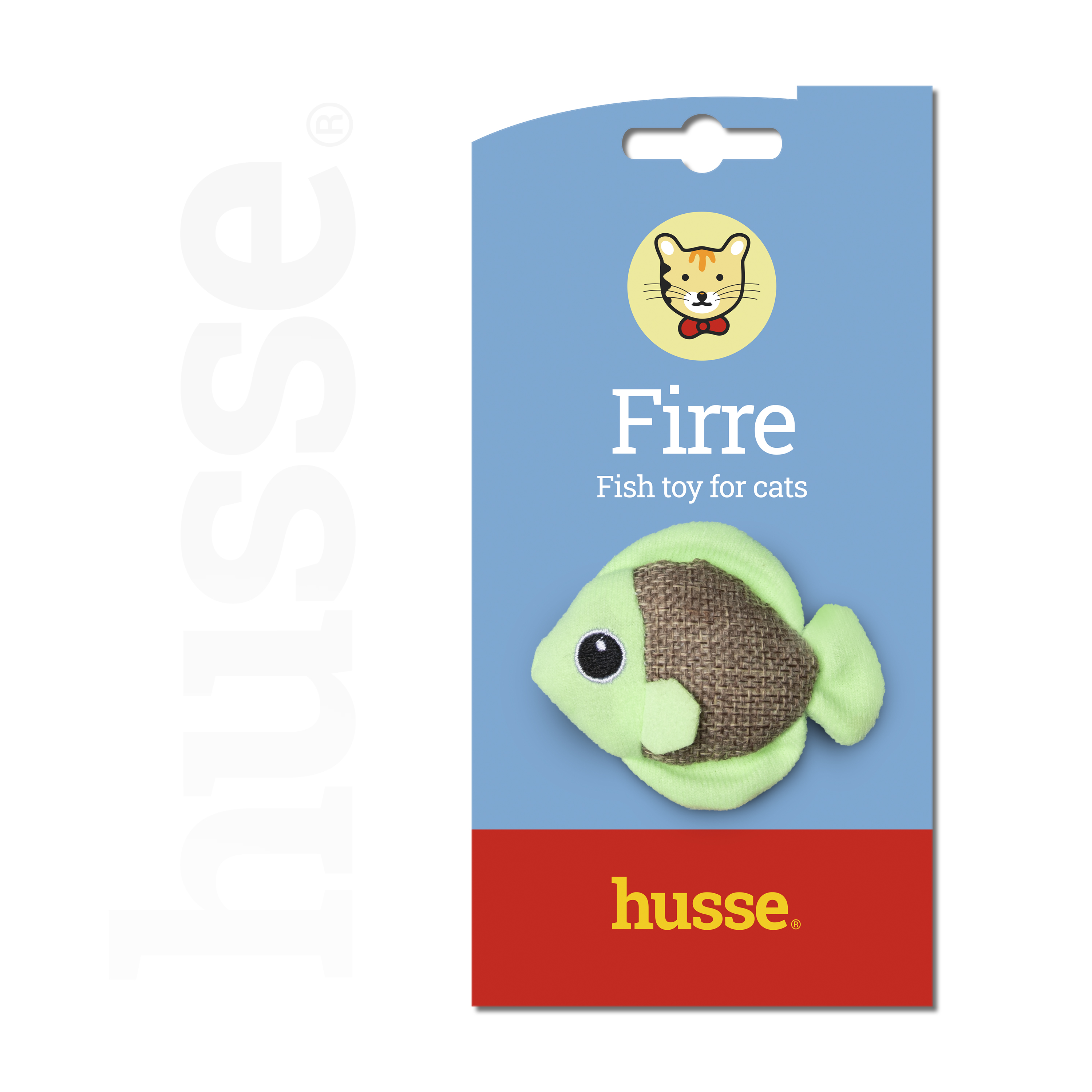 FIRRE | Jucărie în formă de peștișor, umplută cu Iarba Mâței, pentru pisici