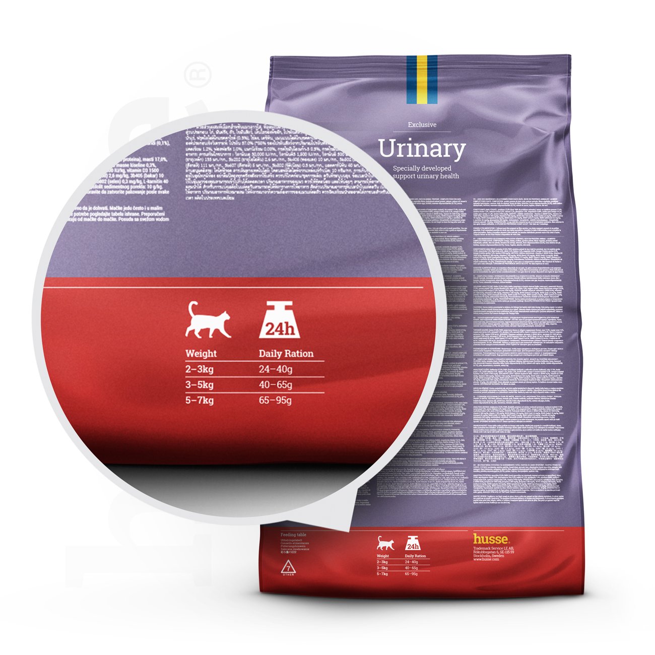 EXCLUSIVE URINARY | Hrană uscată completă Super Premium, realizată pentru susținerea sistemului urinar al pisicilor adulte