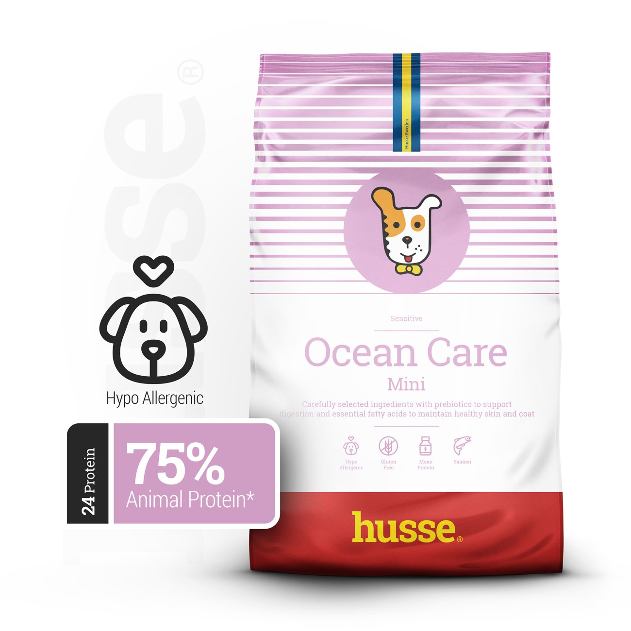 OCEAN CARE SENSITIVE MINI | Hrană uscată completă Super Premium, fără gluten, cu o singură sursă de proteină ​​animală