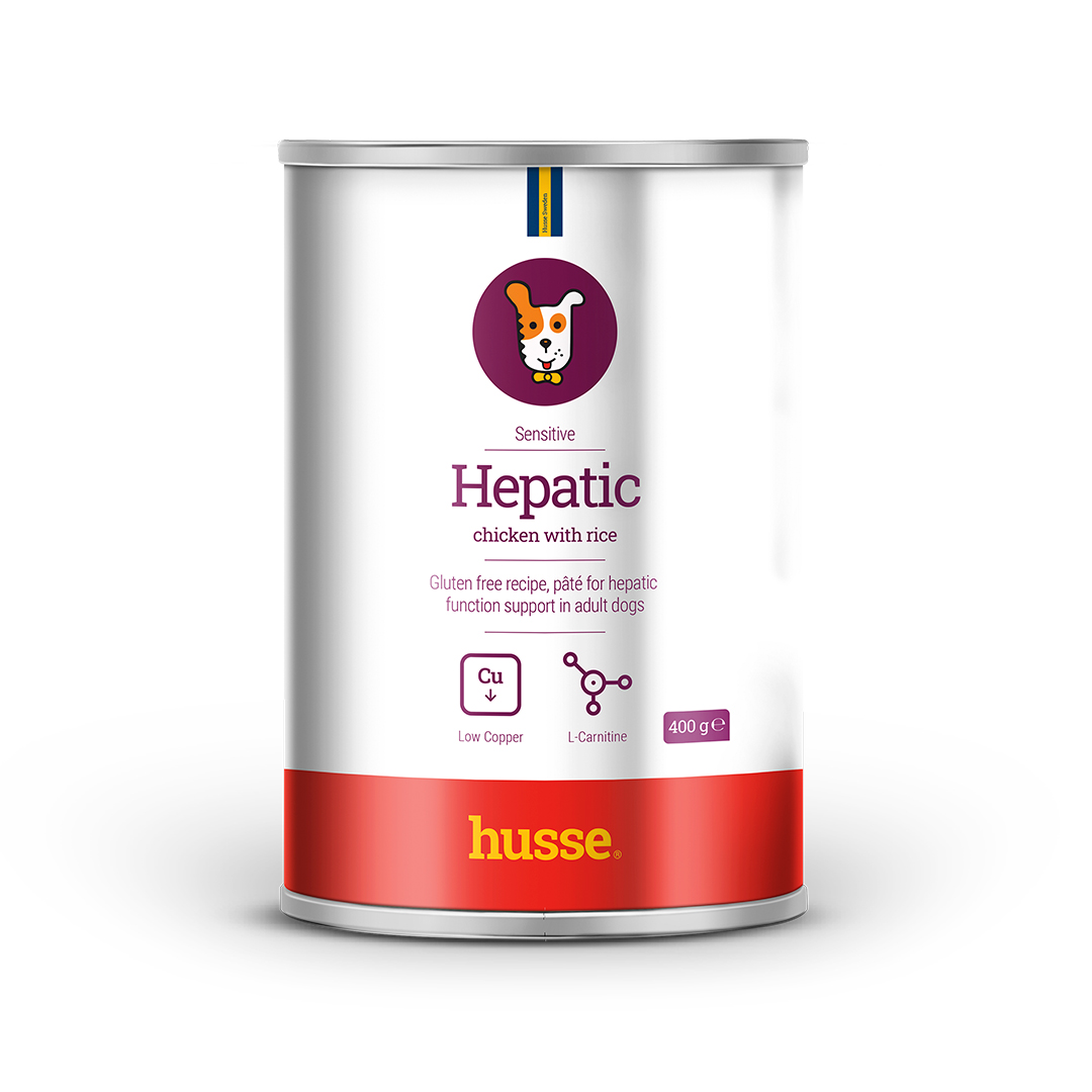 HEPATIC | Pate delicios, fără gluten, cu pui și orez, pentru câini adulți, pentru susținerea funcției hepatice