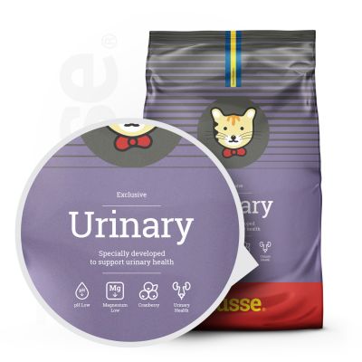 EXCLUSIVE URINARY | Hrană uscată completă Super Premium, realizată pentru susținerea sistemului urinar al pisicilor adulte