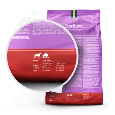 STERILISED | Hrană uscată completă Super Premium pentru a satisface nevoile unice ale câinilor adulți sterilizați