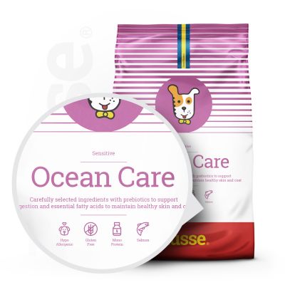OCEAN CARE SENSITIVE | Hrană uscată completă Super Premium, fără gluten, cu o singură sursă de proteină ​​animală