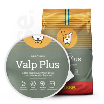 VALP PLUS (Puppy) | Hrană uscată completă Super Premium, cu psyllium și fibre vegetale pentru o digestie optimă