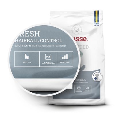 FRESH HAIRBALL CONTROL | Hrană uscată completă, fără cereale, cu carne proaspătă de curcan