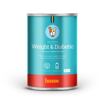 WEIGHT & DIABETIC | Pate delicios cu porc, pui și mazăre, pentru câini supraponderali sau diabetici