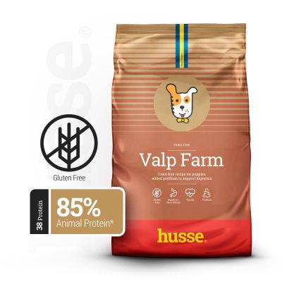 Valp Farm (Puppy) | Hrană uscată completă Super Premium, pentru cățeluși și femele gestante sau care alăptează cu sensibilități și intoleranțe digestive