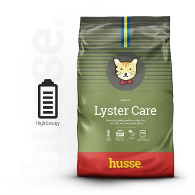 EXCLUSIVE LYSTER CARE | Hrană uscată completă Super Premium, pentru pisici adulte active, cu piele sensibilă sau cu probleme dermatologice