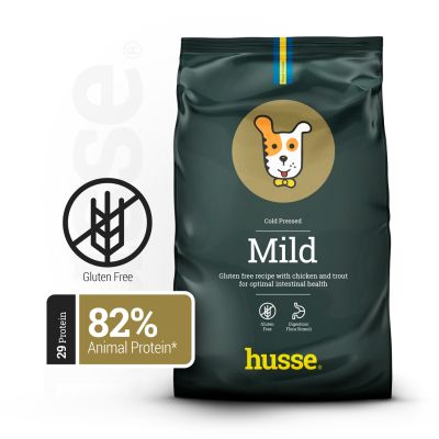MILD | Hrană uscată completă Super Premium, fără gluten, presată la rece pentru câini adulți cu sensibilități și intoleranțe digestive