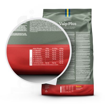 VALP PLUS (Puppy) | Hrană uscată completă Super Premium, cu psyllium și fibre vegetale pentru o digestie optimă