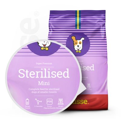 STERILISED MINI | Hrană uscată completă Super Premium pentru satisfacerea nevoilor unice ale câinilor adulți sterilizați de talie mică