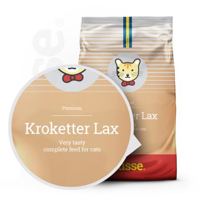 KROKETTER LAX | Hrană uscată completă, delicioasă, cu somon, pentru pisici adulte